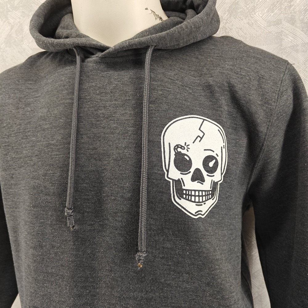 Call of Duty Skull Graphic Hoodie Dark Grey Men's Size M Gaming‎ Apparel - Picture 4 of 12